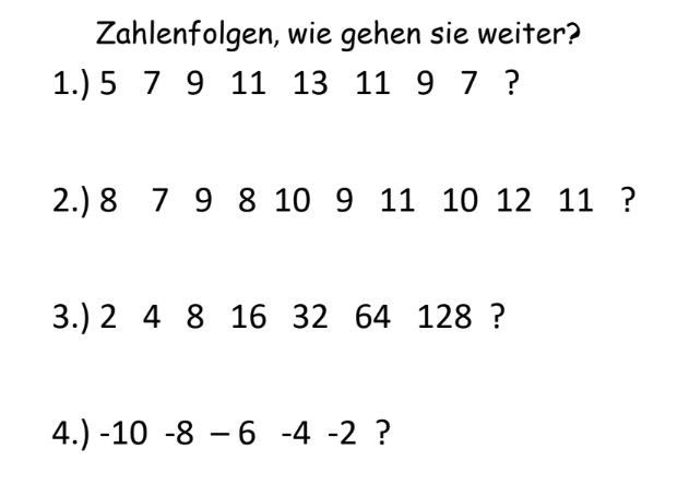 Zahlenfolgen